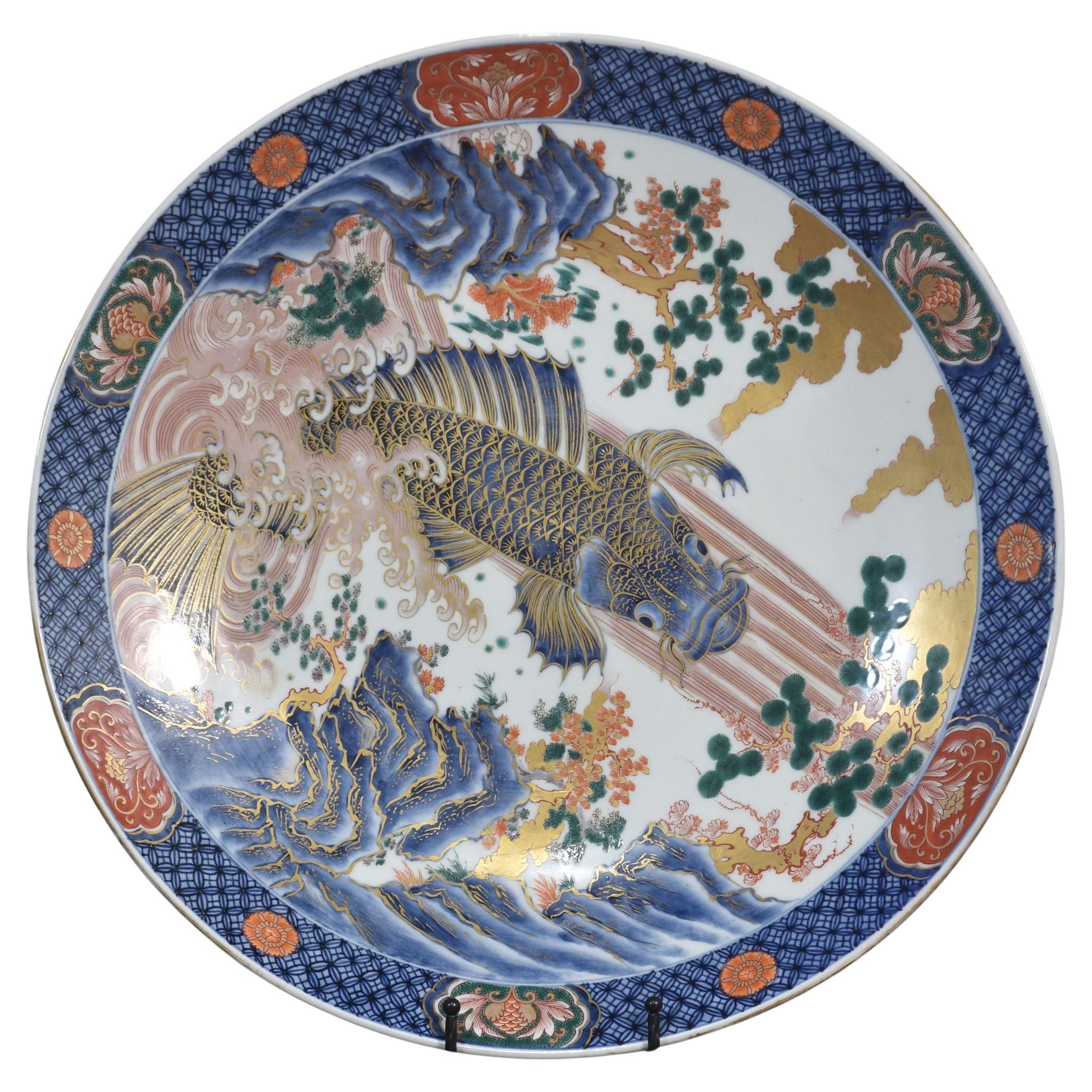 Japanese Imari plate For Sale