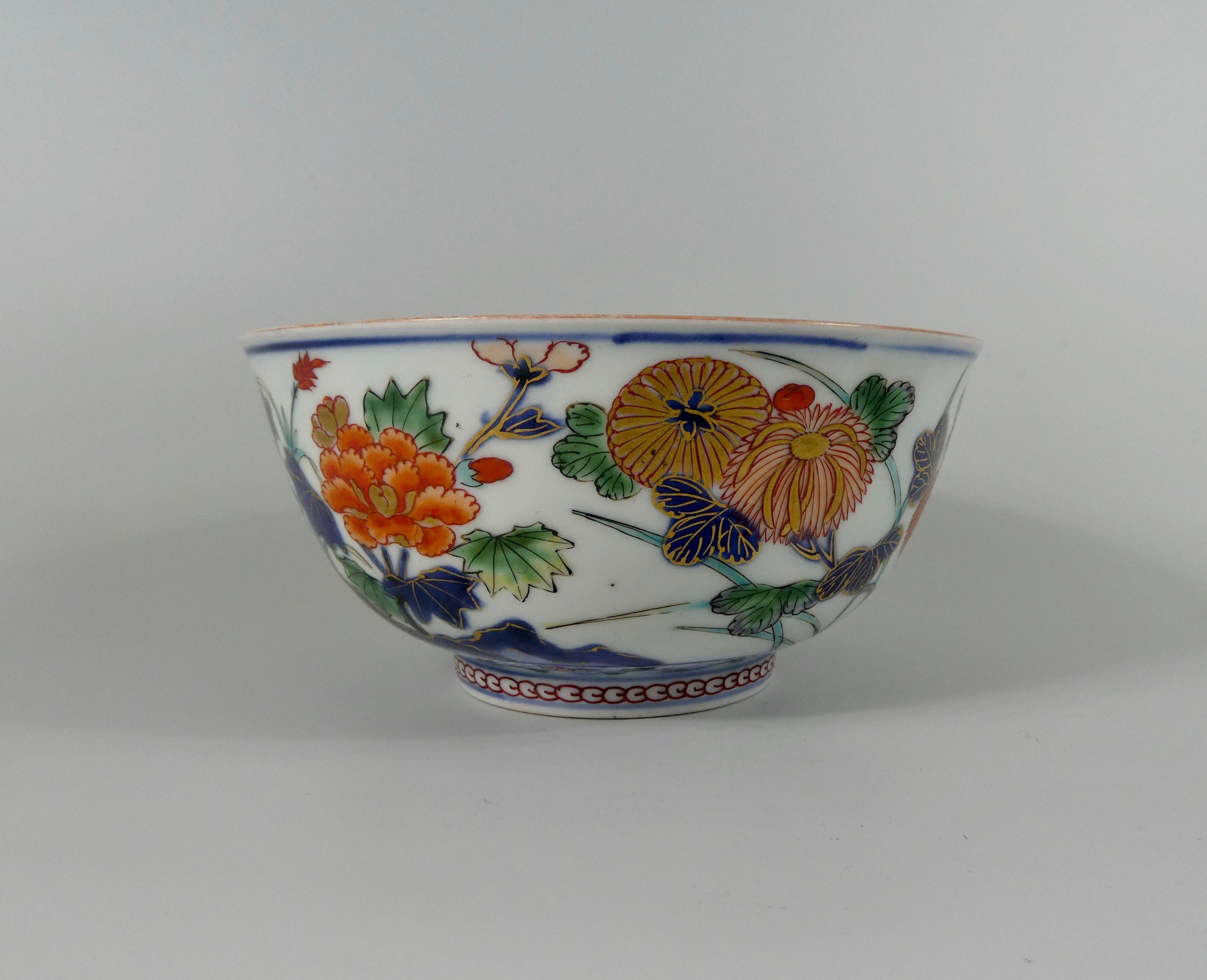 Edo Japanese ‘Imari’ Porcelain Bowl, Arita, circa 1700, Genroku Period