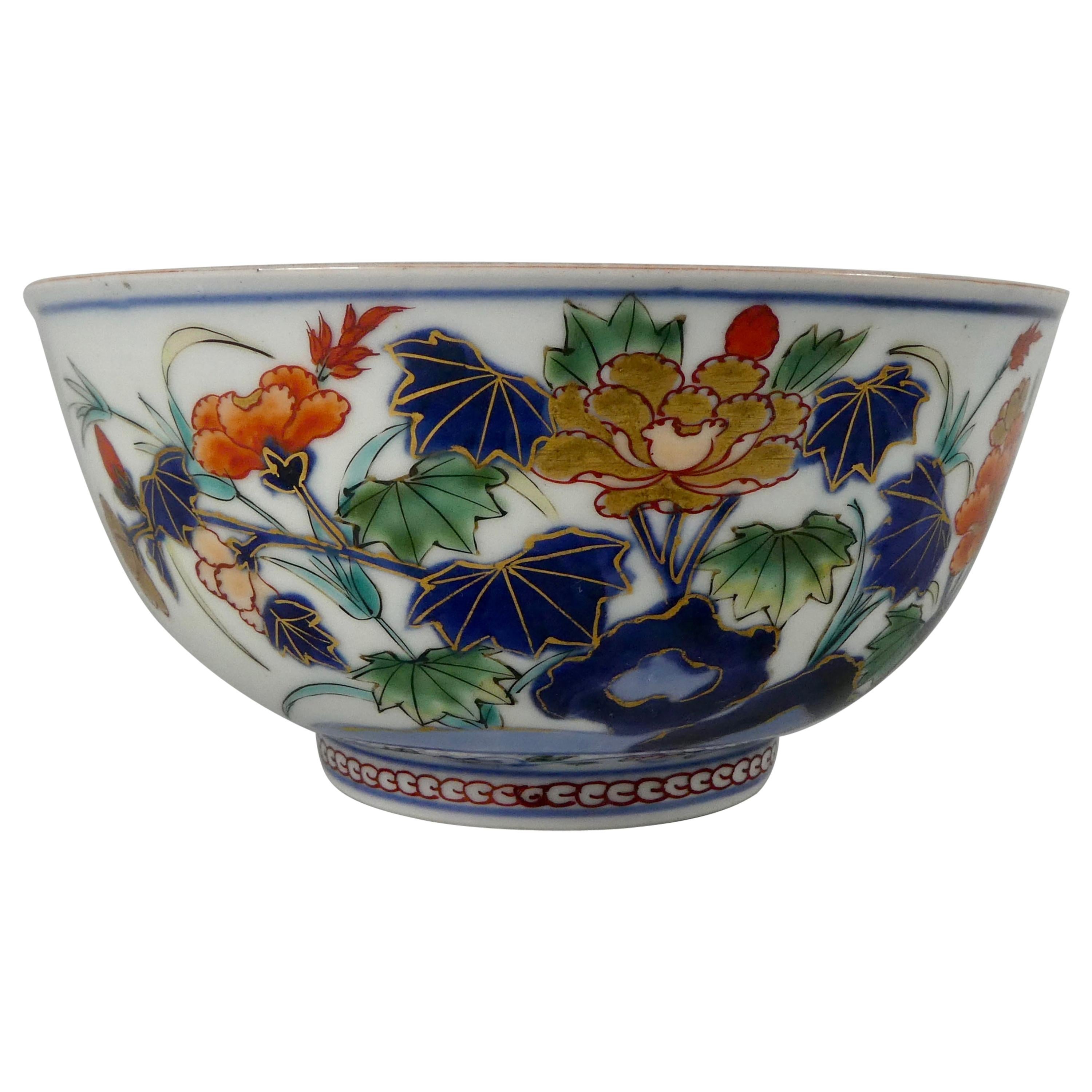 Japanese ‘Imari’ Porcelain Bowl, Arita, circa 1700, Genroku Period