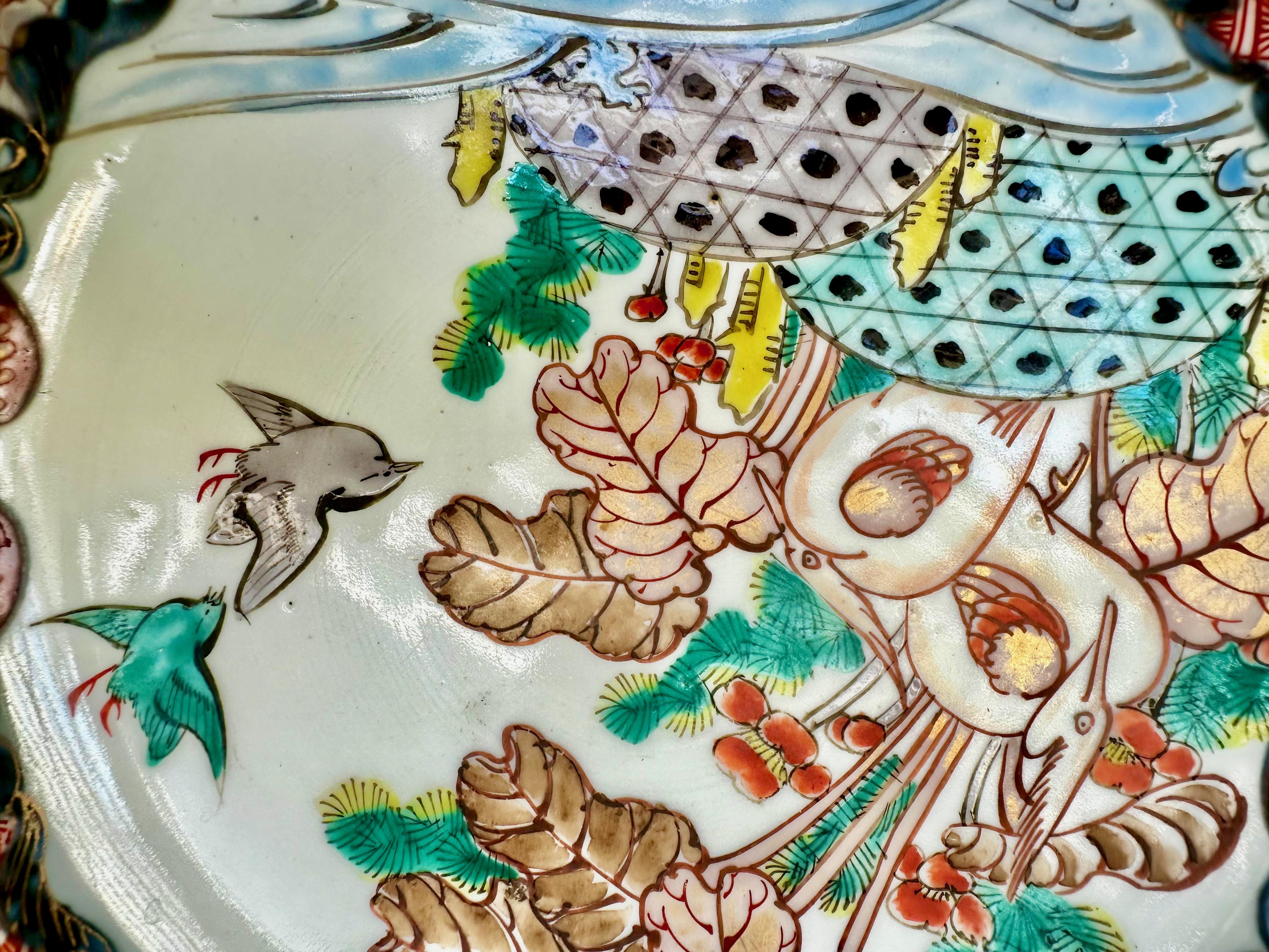 Japanische Imari Porcelain Schale im Angebot 3