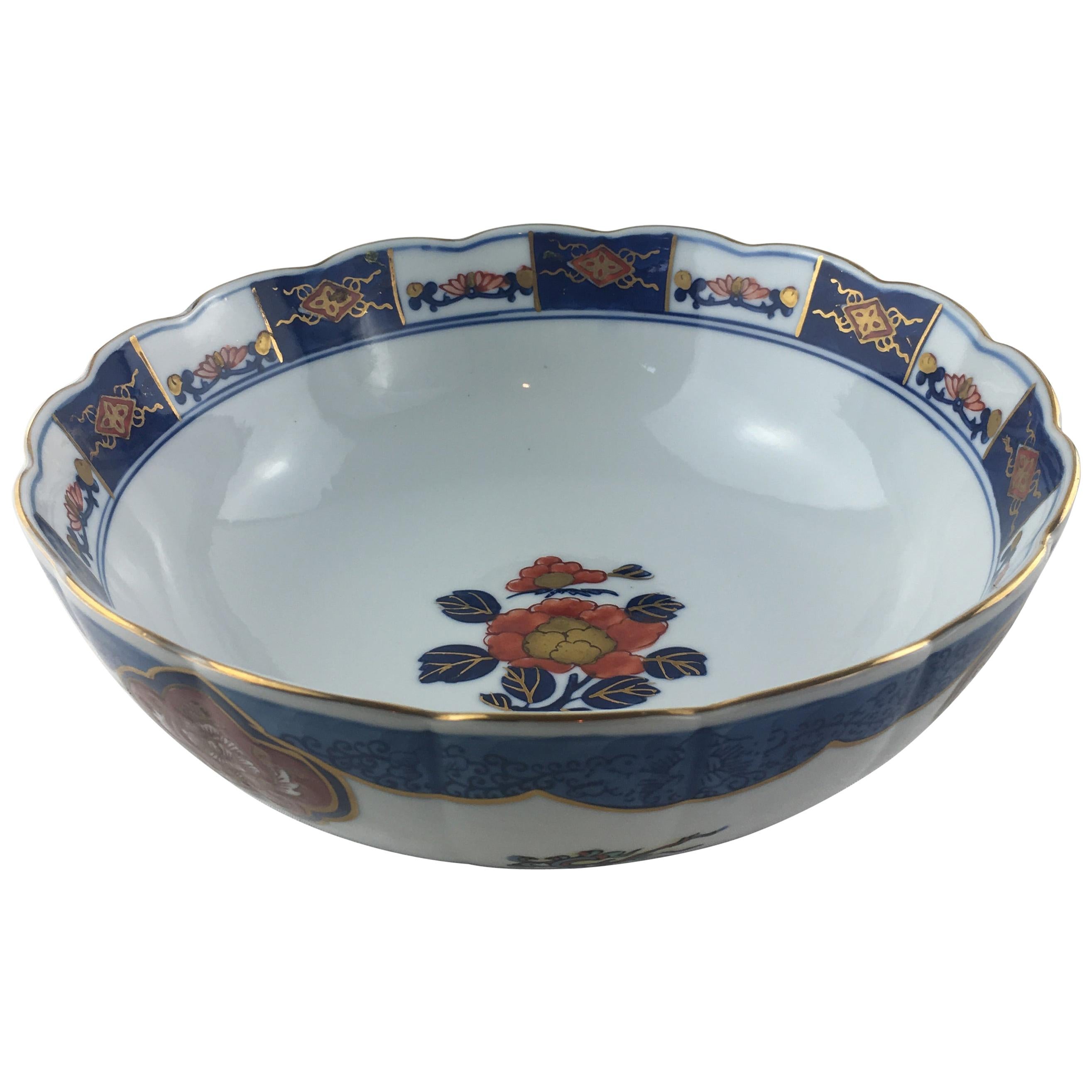 Japanese Imari Porcelain Bowl For Sale