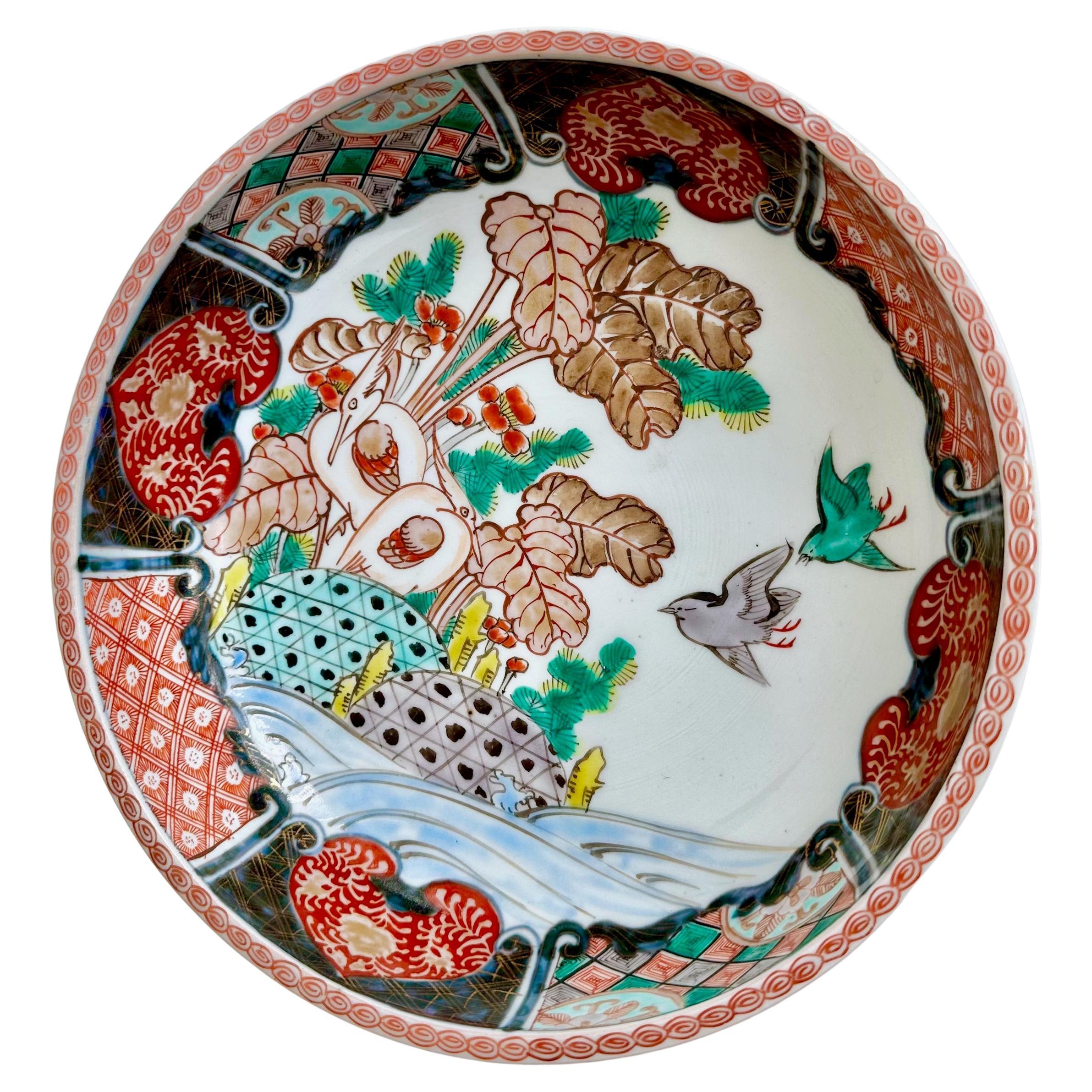 Japanische Imari Porcelain Schale im Angebot