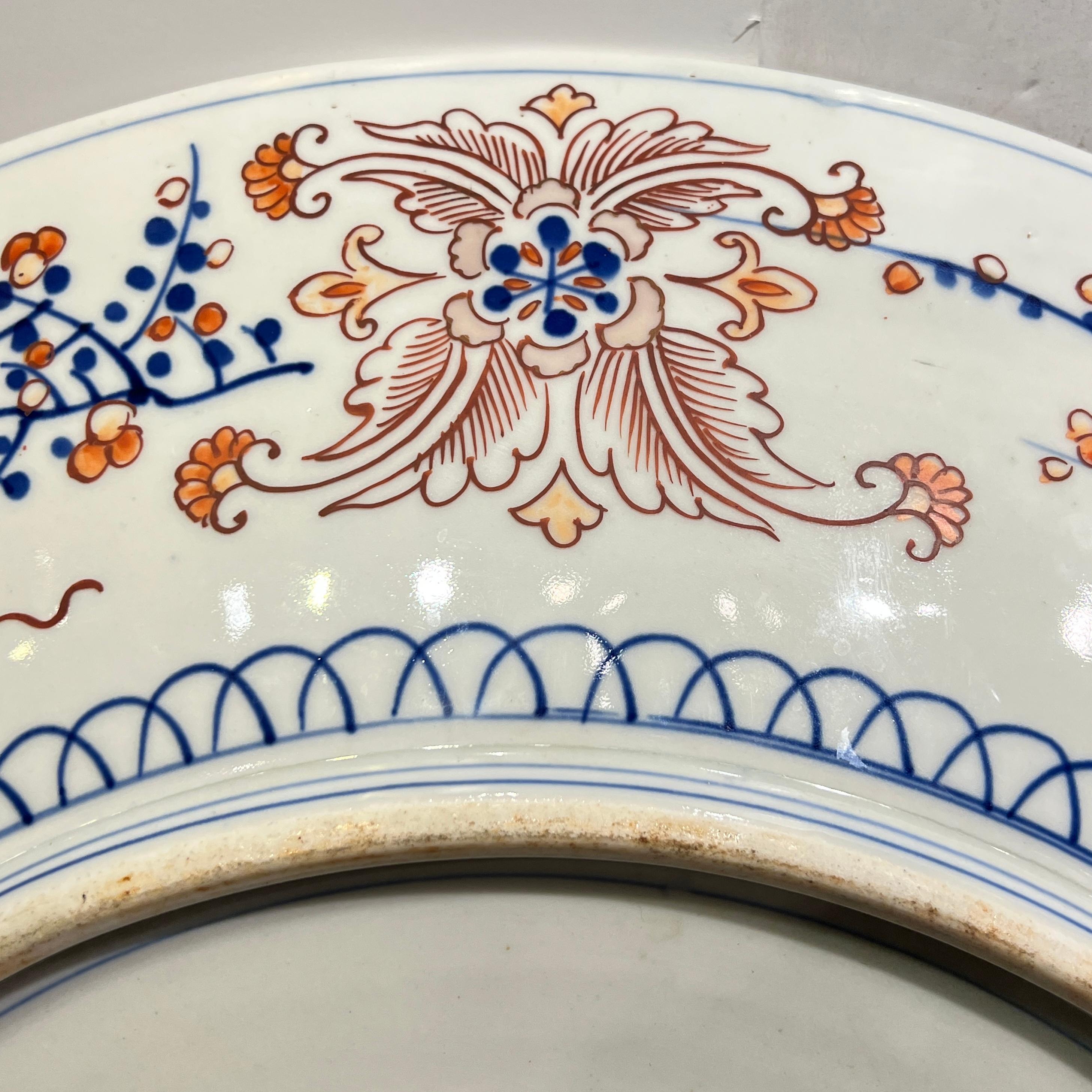 Porcelaine Japanese Imari Porcelain Charger en vente