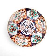 Grand chargeur japonais en porcelaine Imari Porcelain de la période Meiji