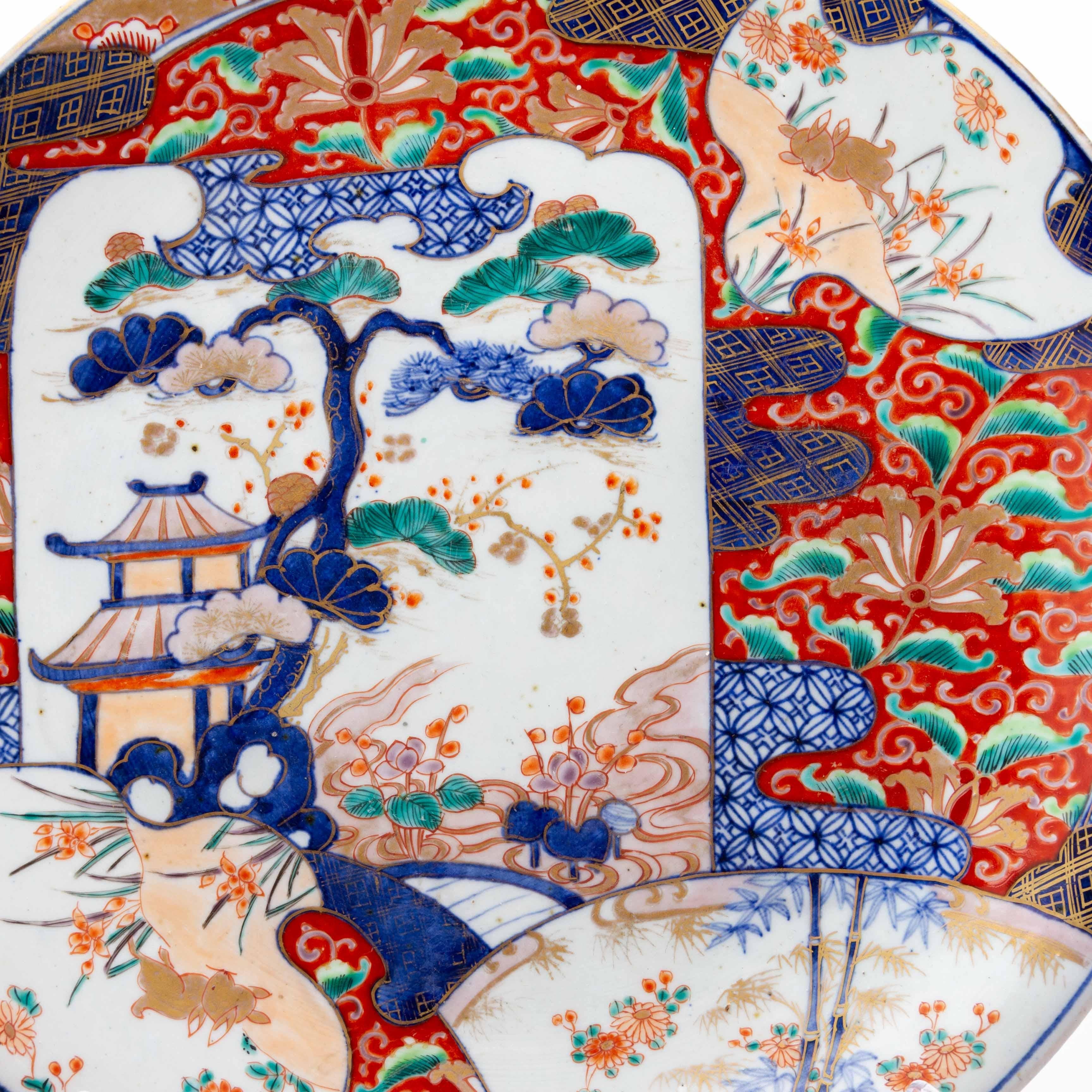 Japanese Imari Porcelain Charger Meiji 19th Century 
Good condition
Free international shipping.