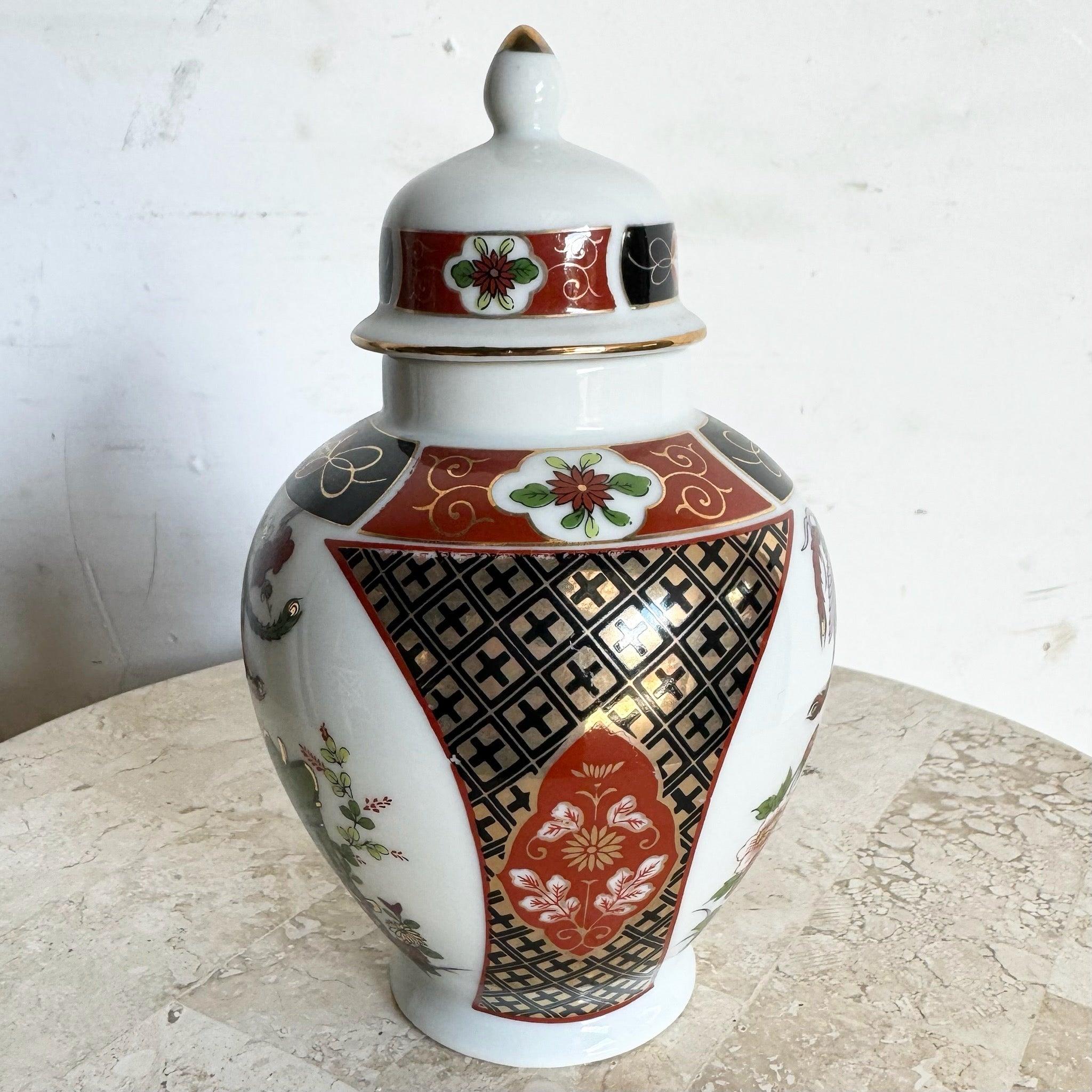Vasetto di zenzero in porcellana giapponese Imari Porcelain In condizioni buone in vendita a Delray Beach, FL