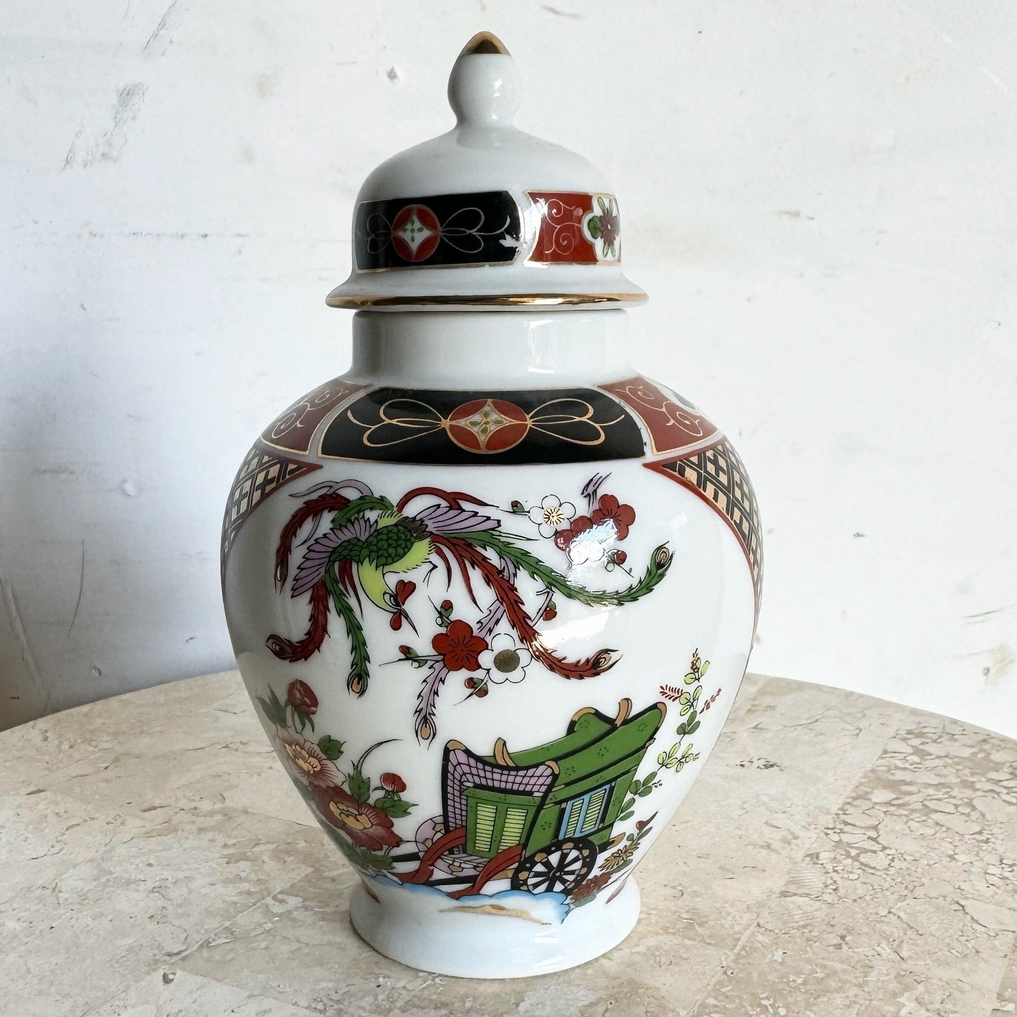 XX secolo Vasetto di zenzero in porcellana giapponese Imari Porcelain in vendita