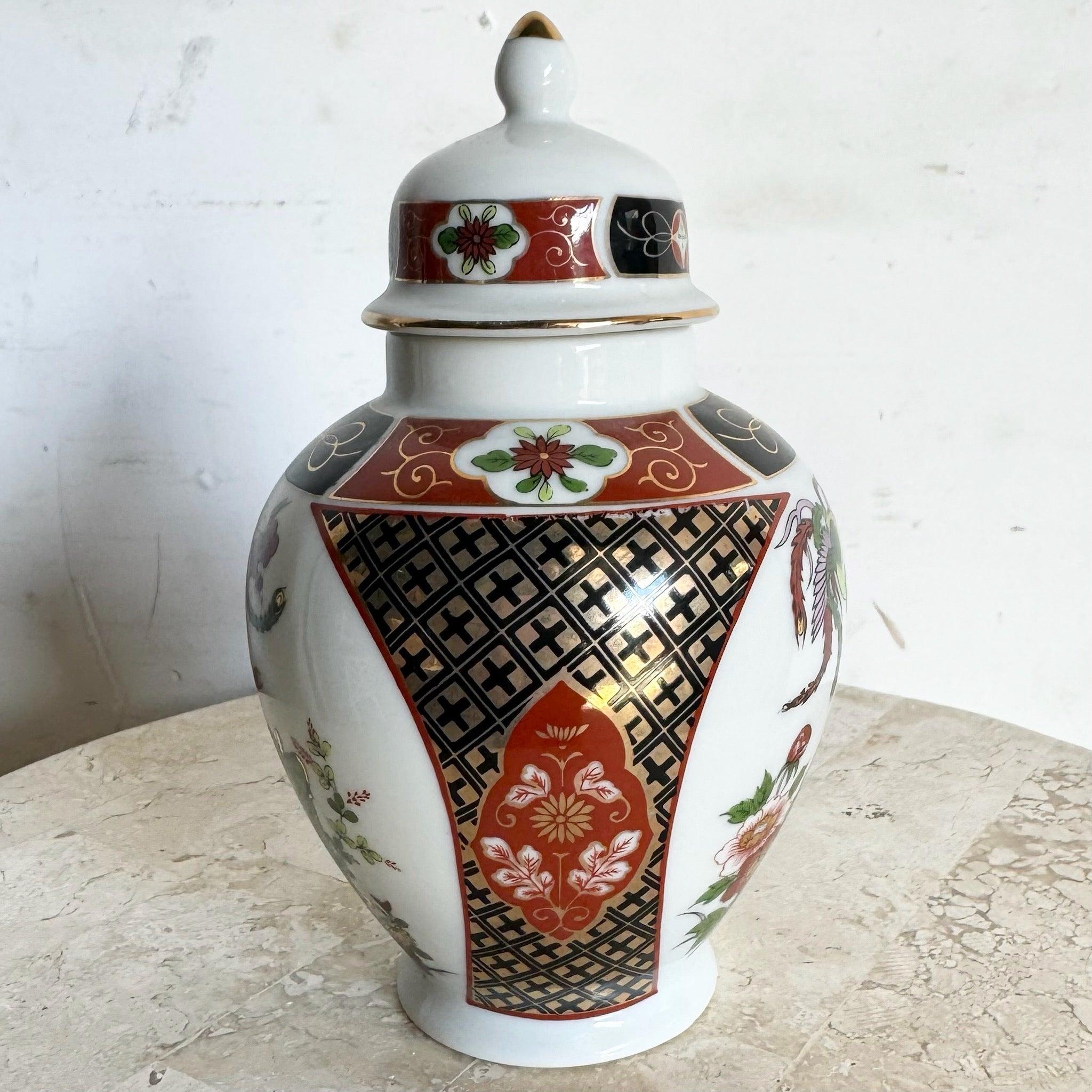 Porcellana Vasetto di zenzero in porcellana giapponese Imari Porcelain in vendita