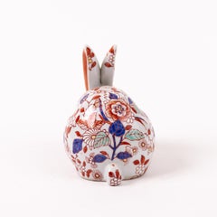Japanese Imari Porcelain Rabbit Sculpture