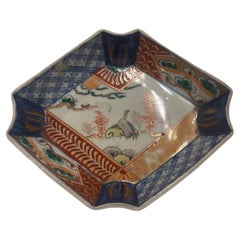 Antique Japanese Imari Porcelain Small Rectangular Bowl, 19th Century