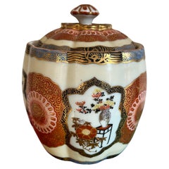 Japanese Imari Tobacco Jar, Meiji Period