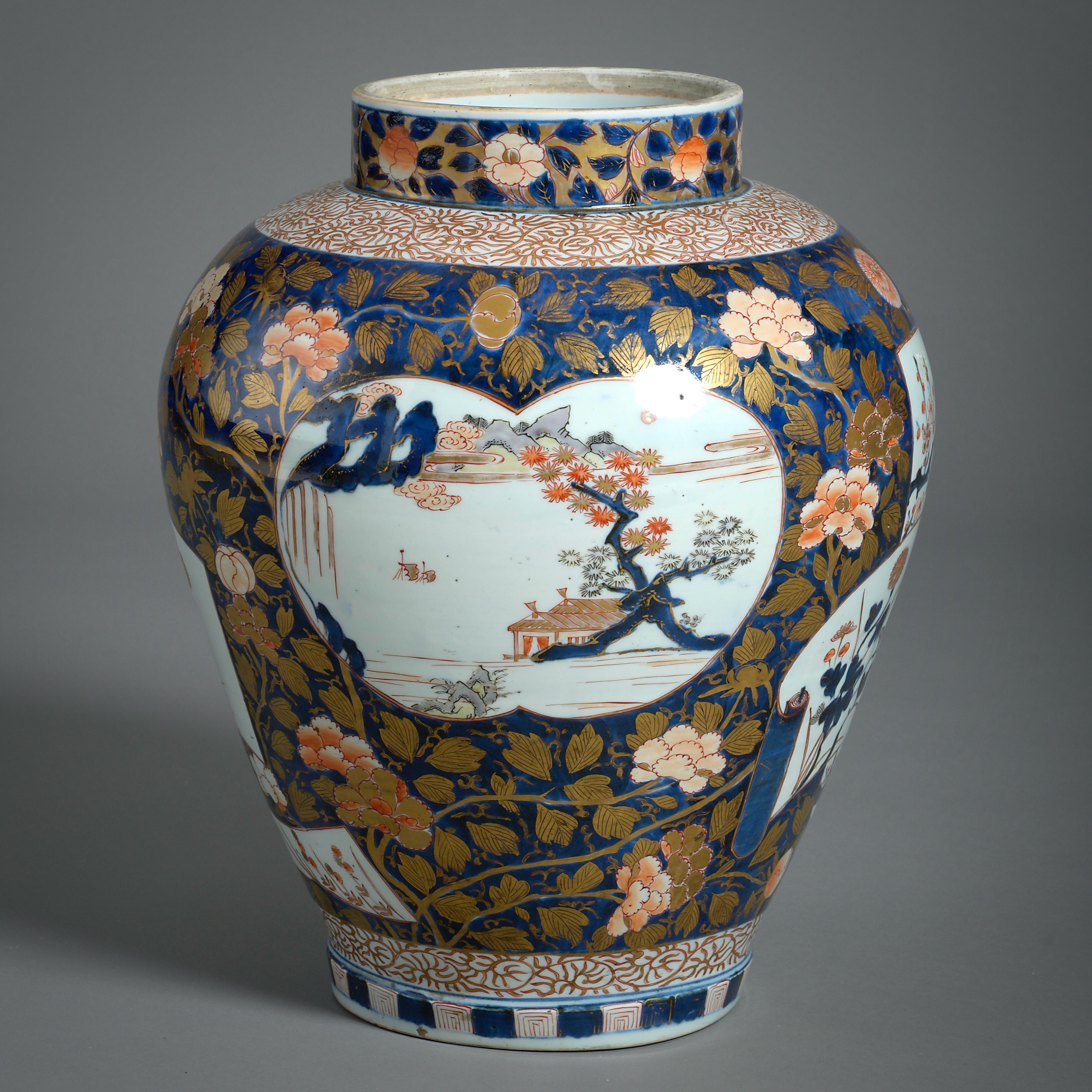 18th Century and Earlier Japanese Imari Vase