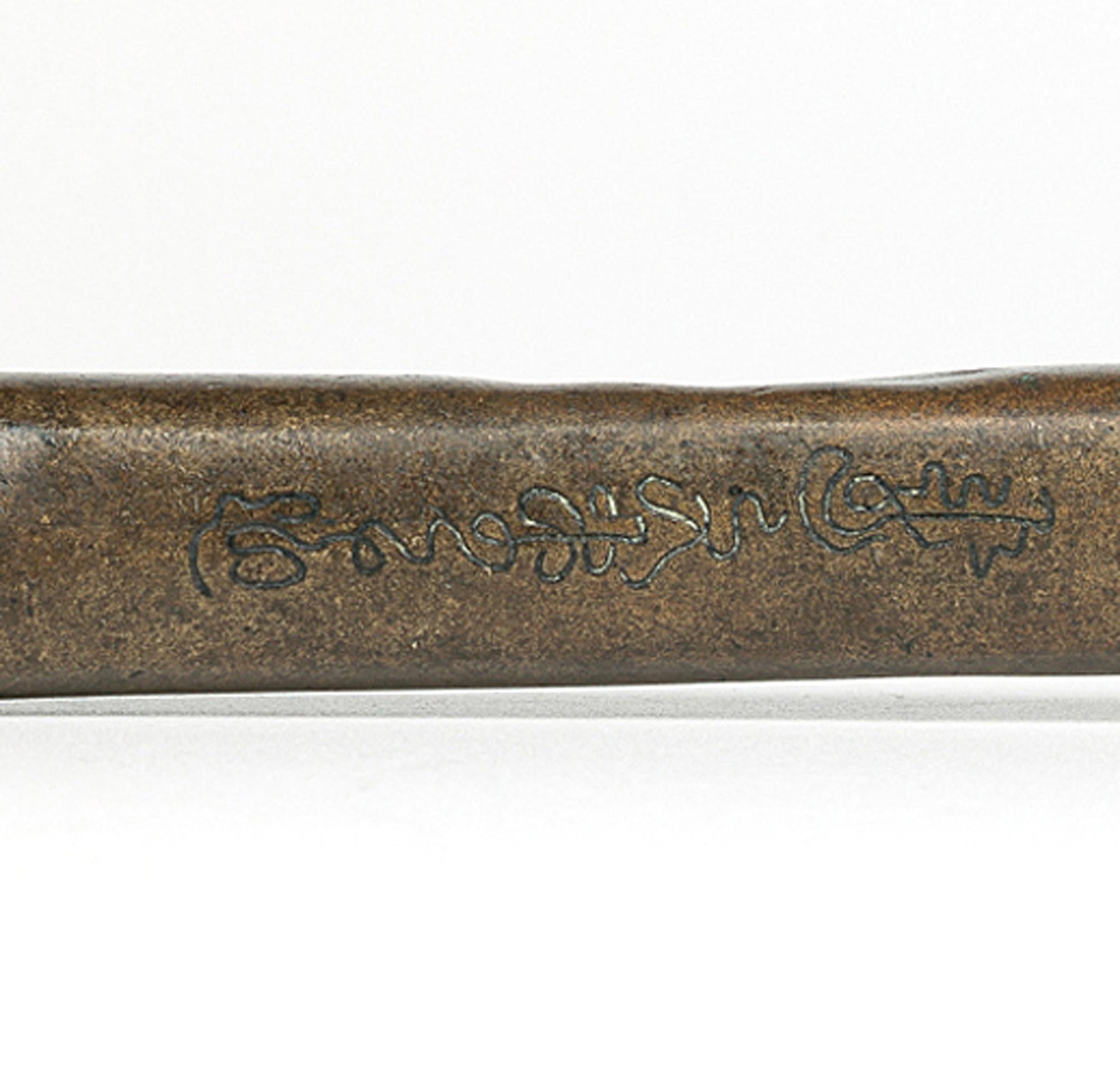 Japanese Inlaid Bronze Yatate Scholars Travelling Inkwell For Sale 11