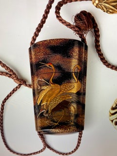 Japanese Inro with Netsuke, Late 19th Century