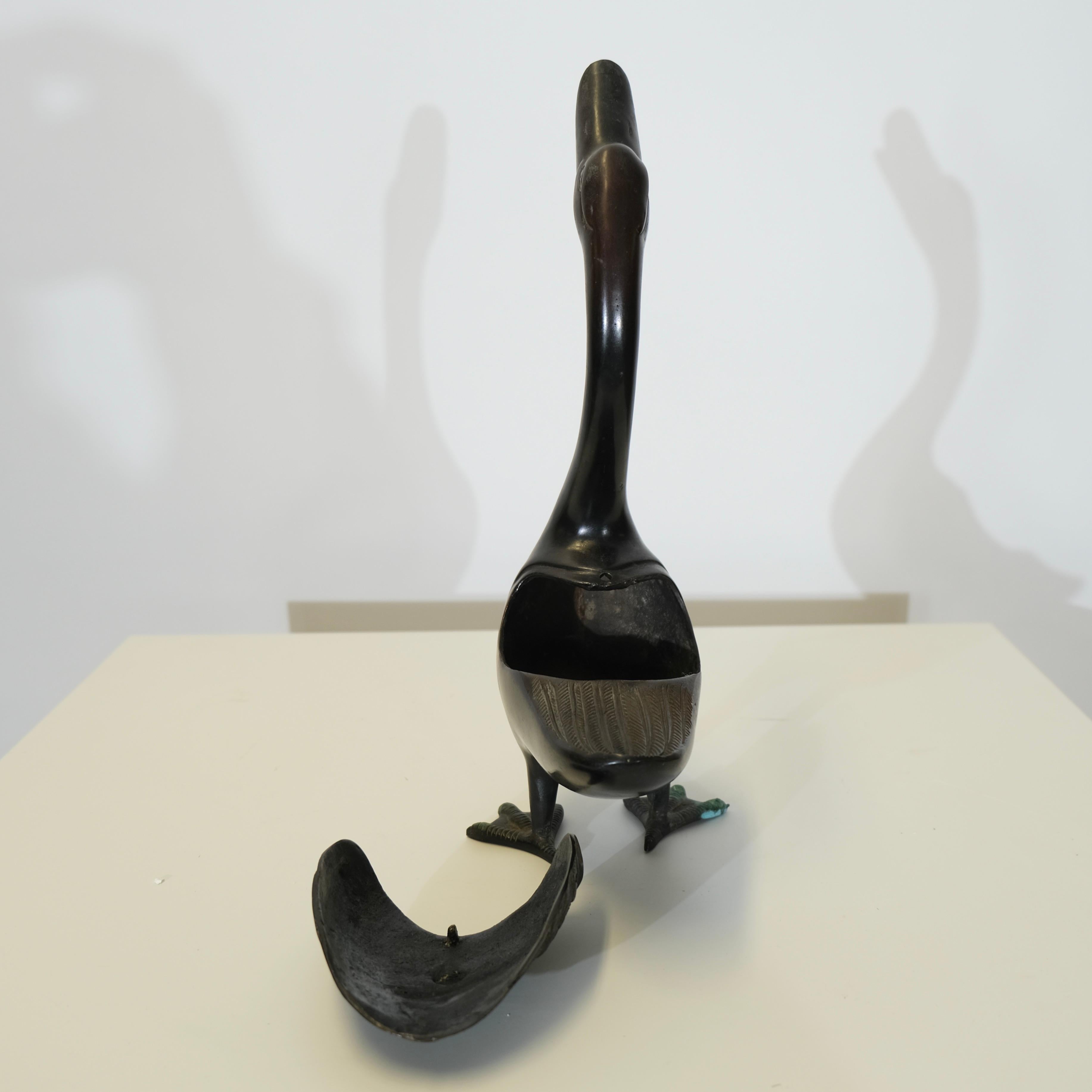 Bronzo Bruciatore di insenso giapponese. XIX secolo. in vendita
