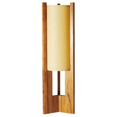 Japanese inspired mid-century Teak Floor Lamp