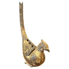 Japanese Iron Bird Incense Burner