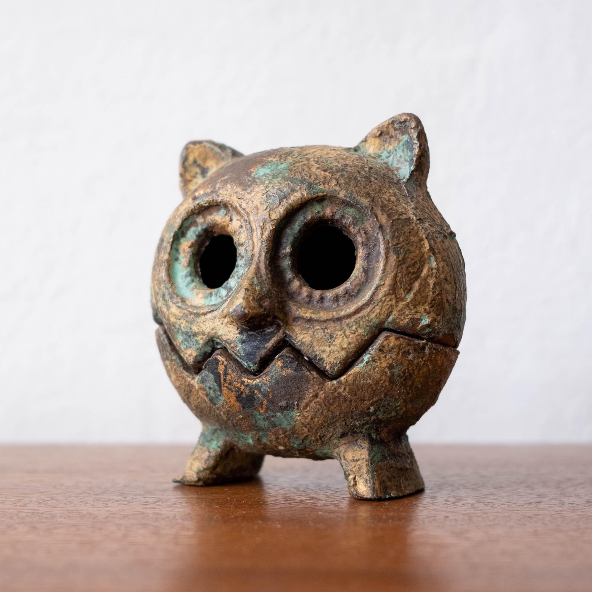 owl incense burner