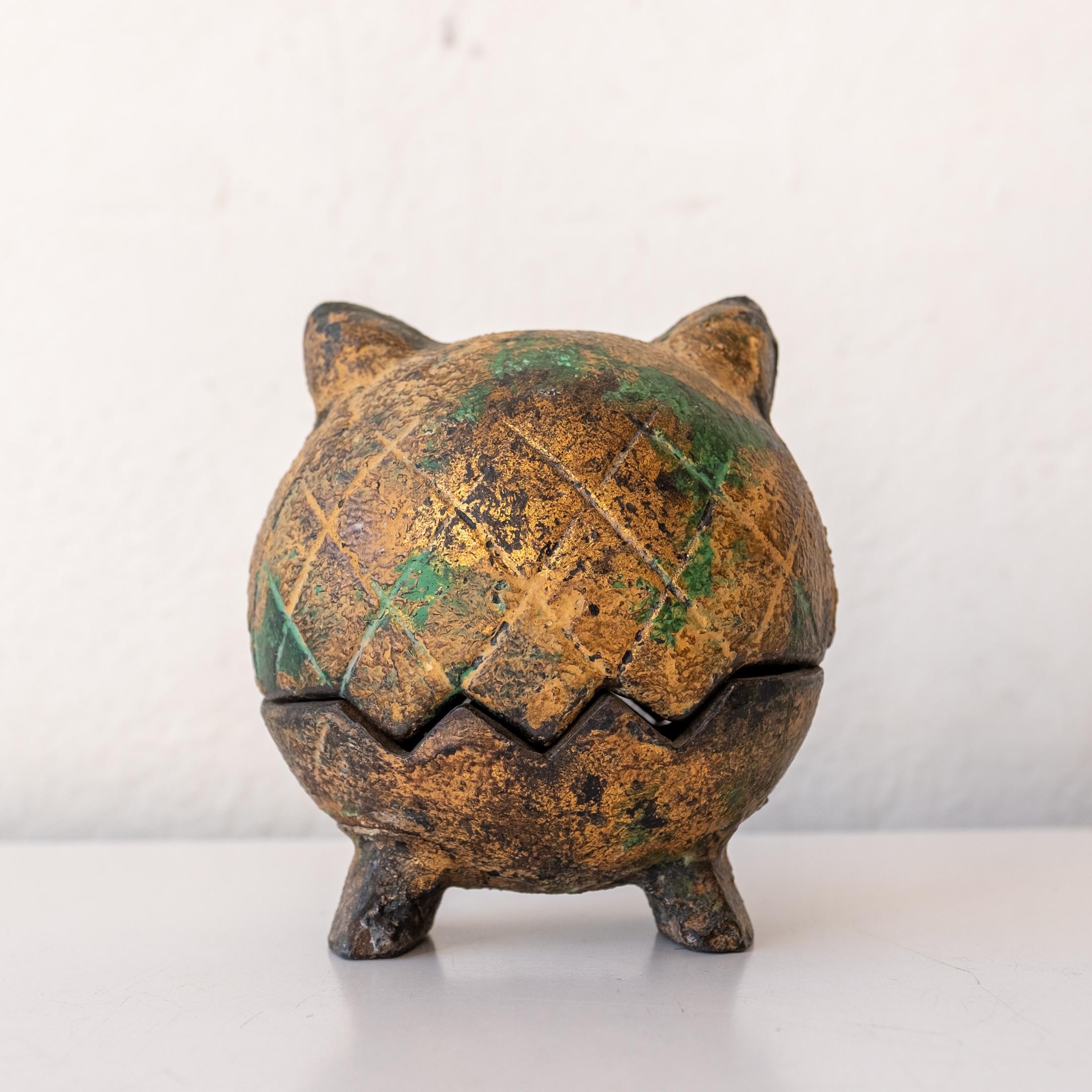 vintage cast iron incense burner