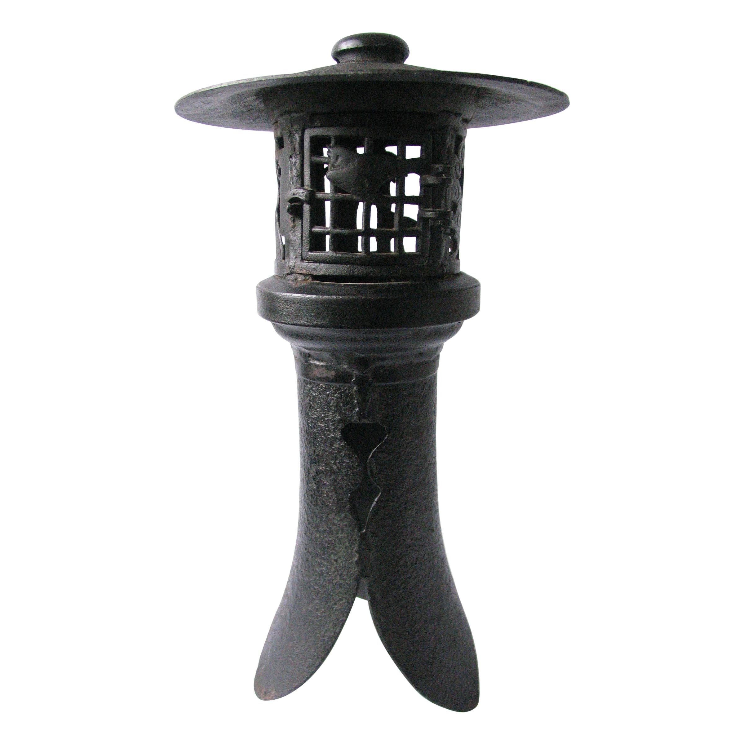 Japanese Iron Pagoda Garden Lantern