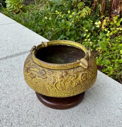 Japanische Dreibein-Schale aus Eisen, Japan, 1950er Jahre