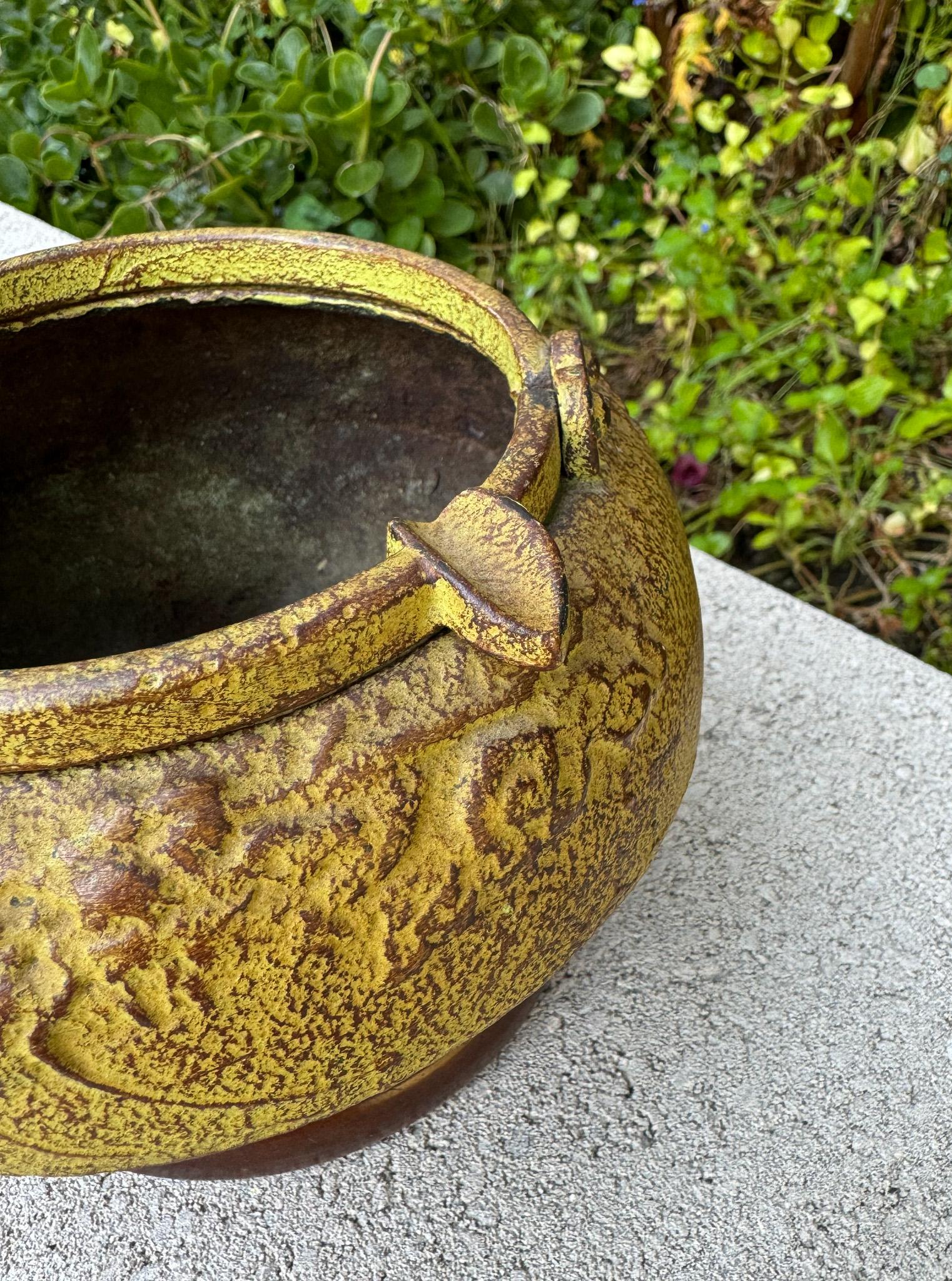 Japanese Iron Tripod Bowl, Japan, 1950's For Sale 4