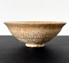 Japanese Izumo Chawan Tea Bowl by Hino Yoshinaga with Tomobako Box