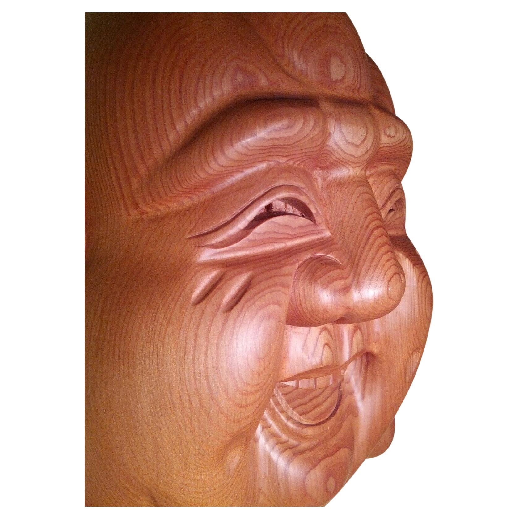 Other Japanese/Japan Fine Art! Carved Yew Wood 