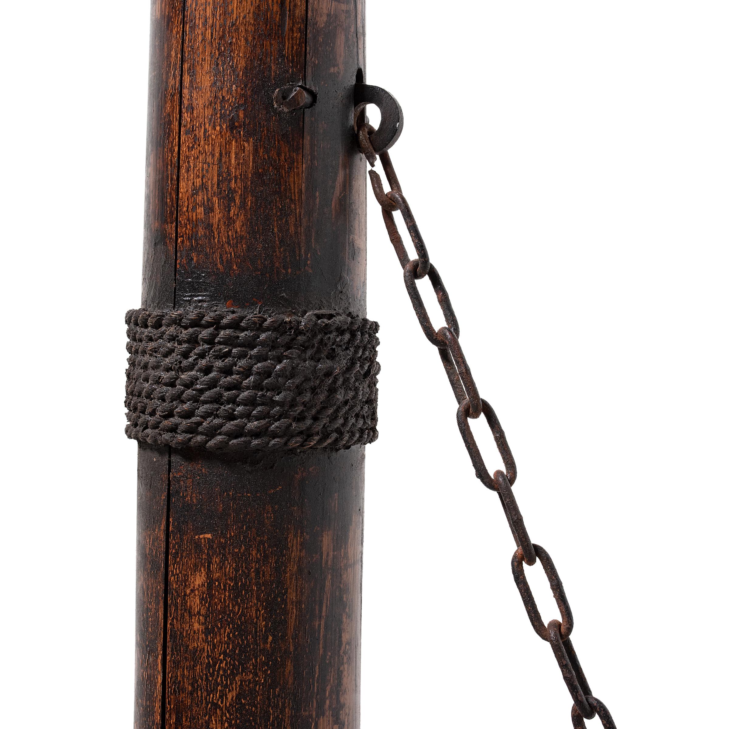 Meiji Japanese Jizai Kagi Hearth Hook, C. 1900