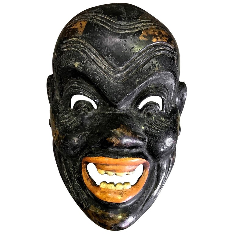 Japanese Kagura Noh Theater Mask, Early 1900s at 1stDibs | kagura mask,  japanese mask for sale, japanese masks for sale