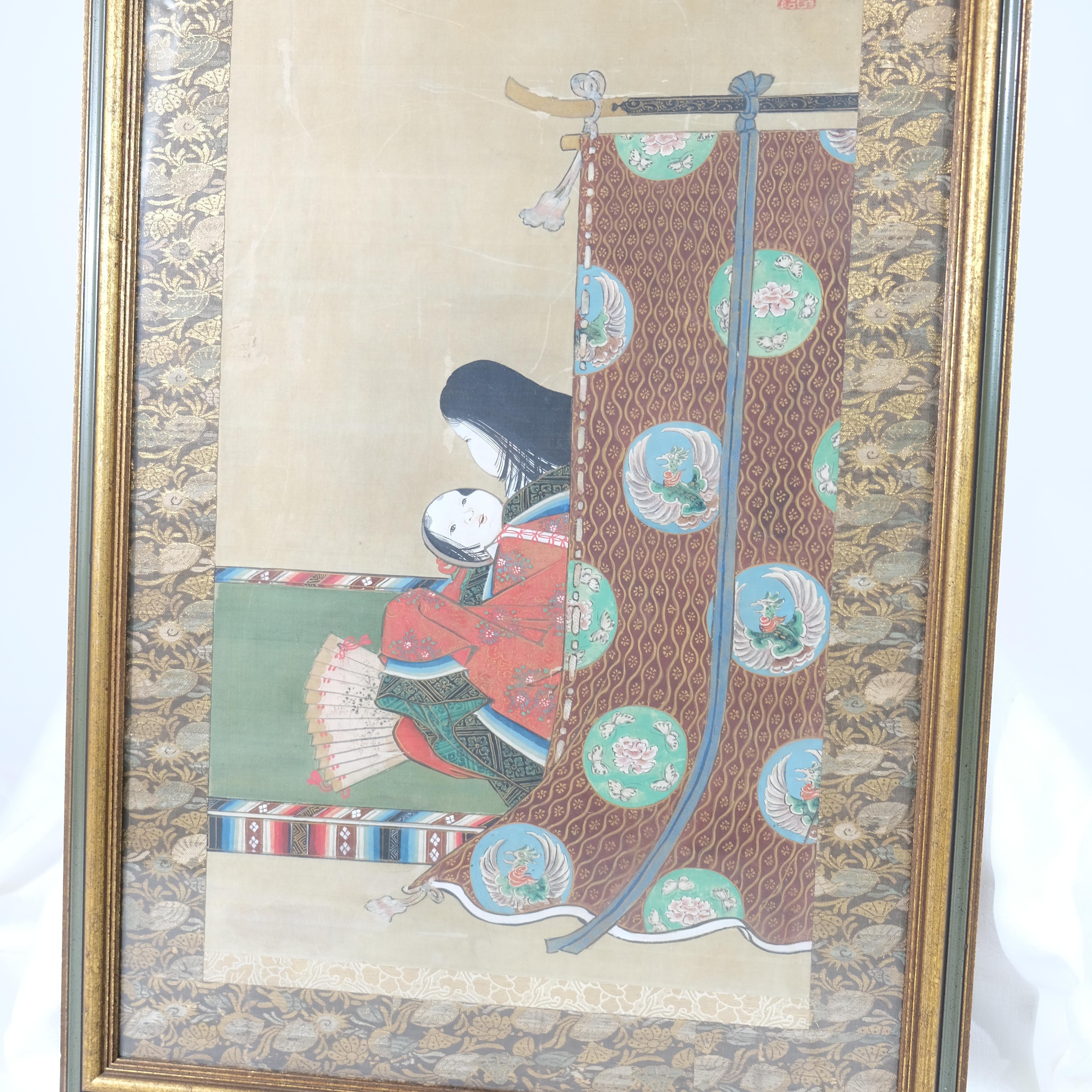 Japanese Kakemono, 19th C For Sale 3