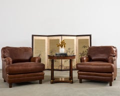 Japanese Kano School Four Panel Screen Birds and Owl