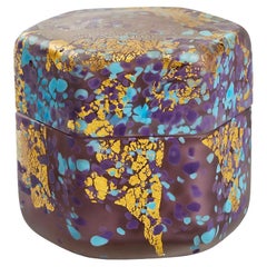 Japanische Kazaribako-Glasschachtel von Kyohei Fujita