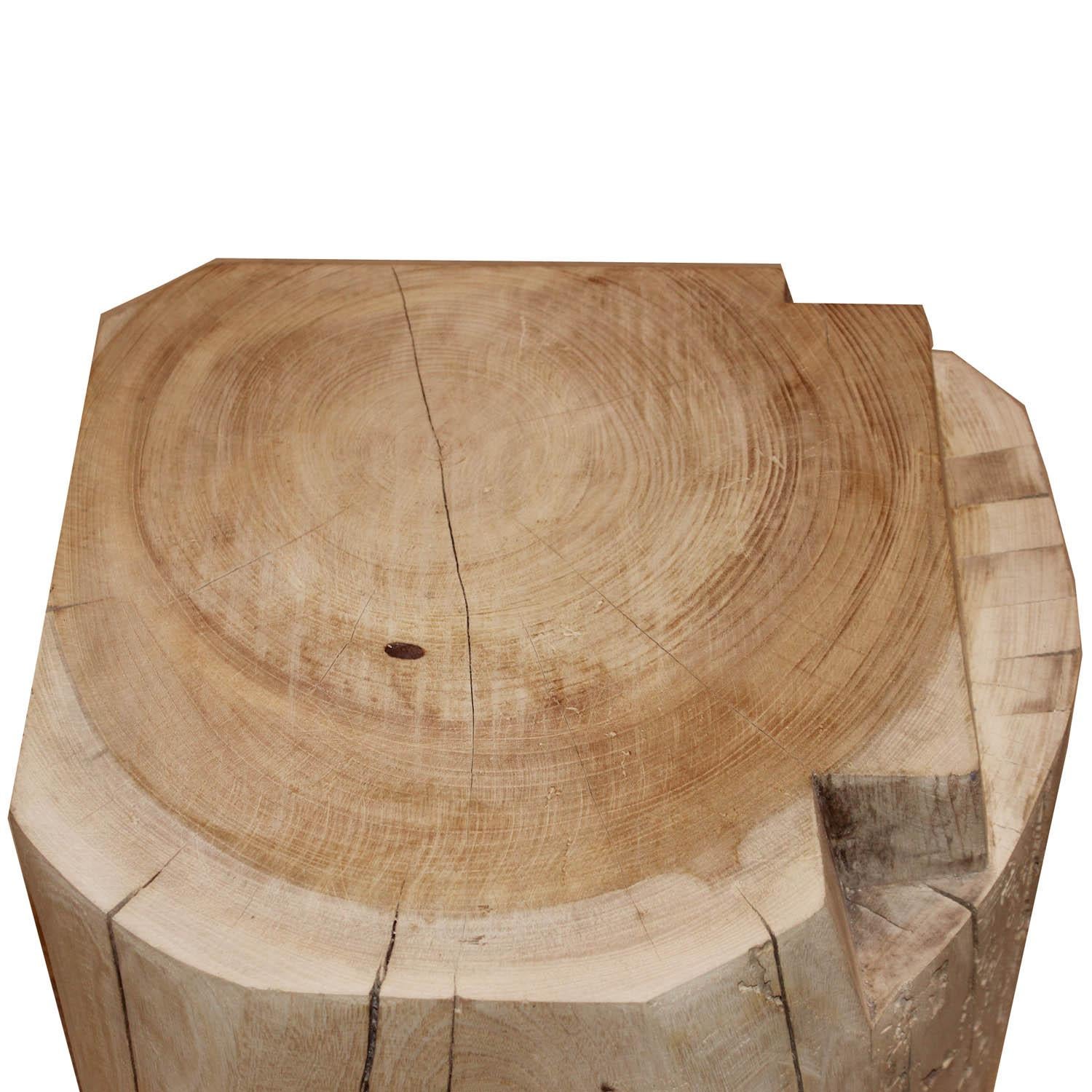 Wood Japanese Keyaki Stump
