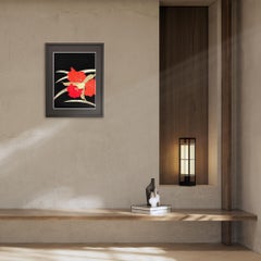 KURENAI, Kimono Art by Kimono-Couture, Japanese Wall Art