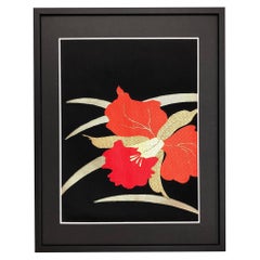 KURENAI, Kimono Art by Kimono-Couture, Japanese Wall Art