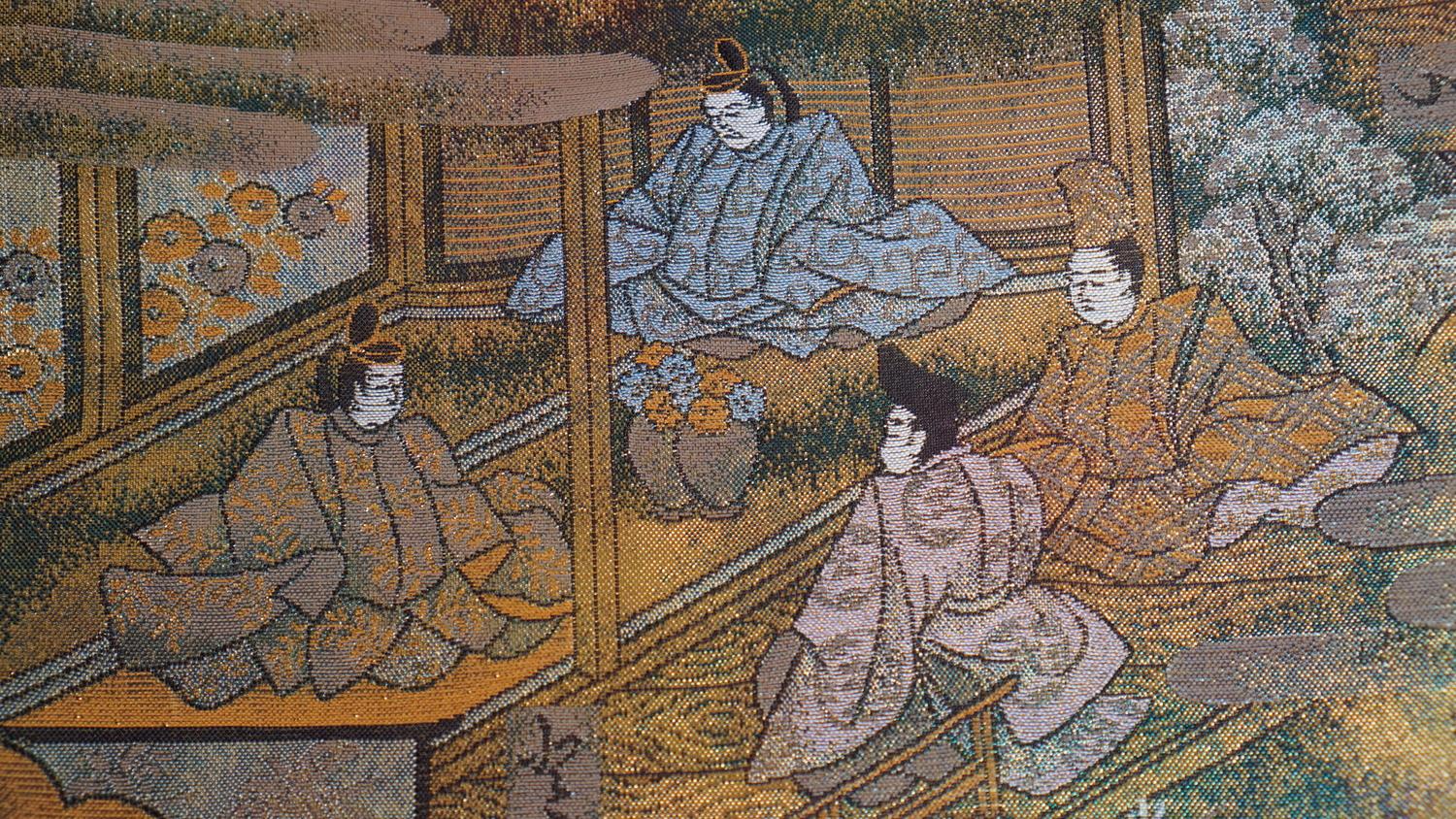 Japanese Kimono Art / Japanese Wall Art /Wall Decoration-The tale of Genji- 7