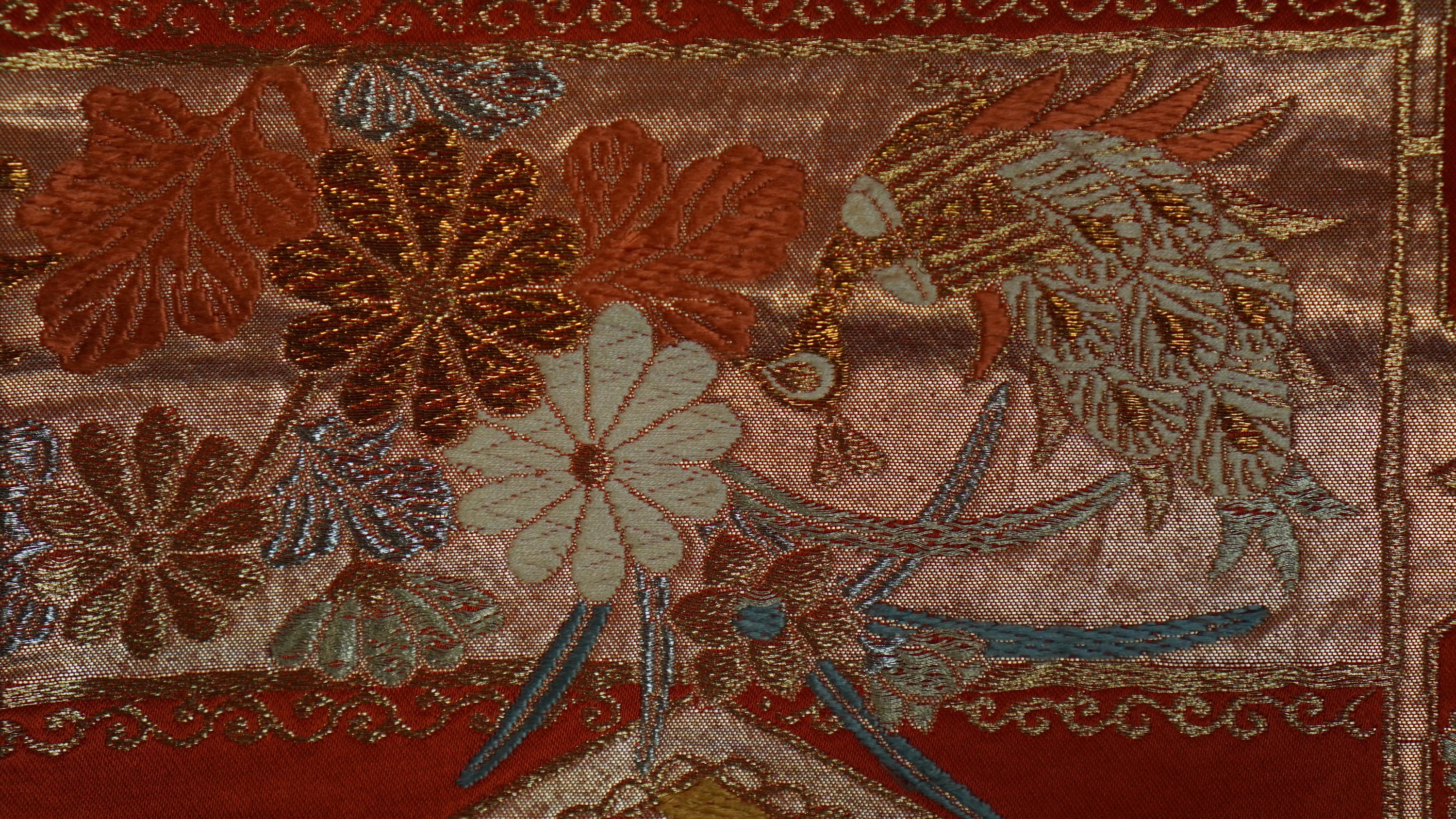 Hand-Crafted Japanese Kimono Art / Tapestry, Longevity For Sale