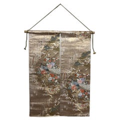 Arte japonés del kimono / Tapiz, La reina de los pavos reales