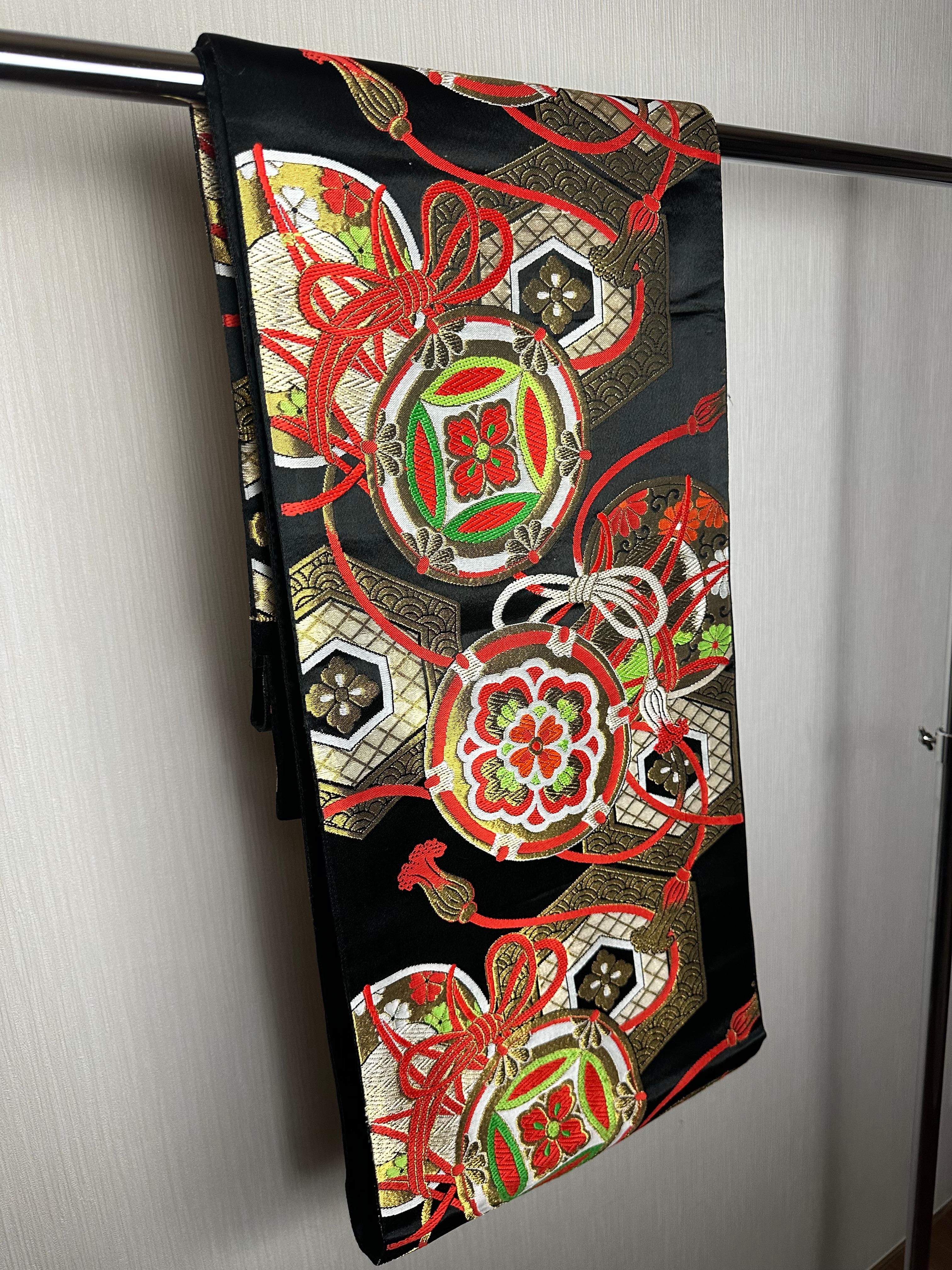 Kimono Obi giapponese selezionato da Kimono-Couture (cintura per kimono, fusciacca per kimono) in vendita 2
