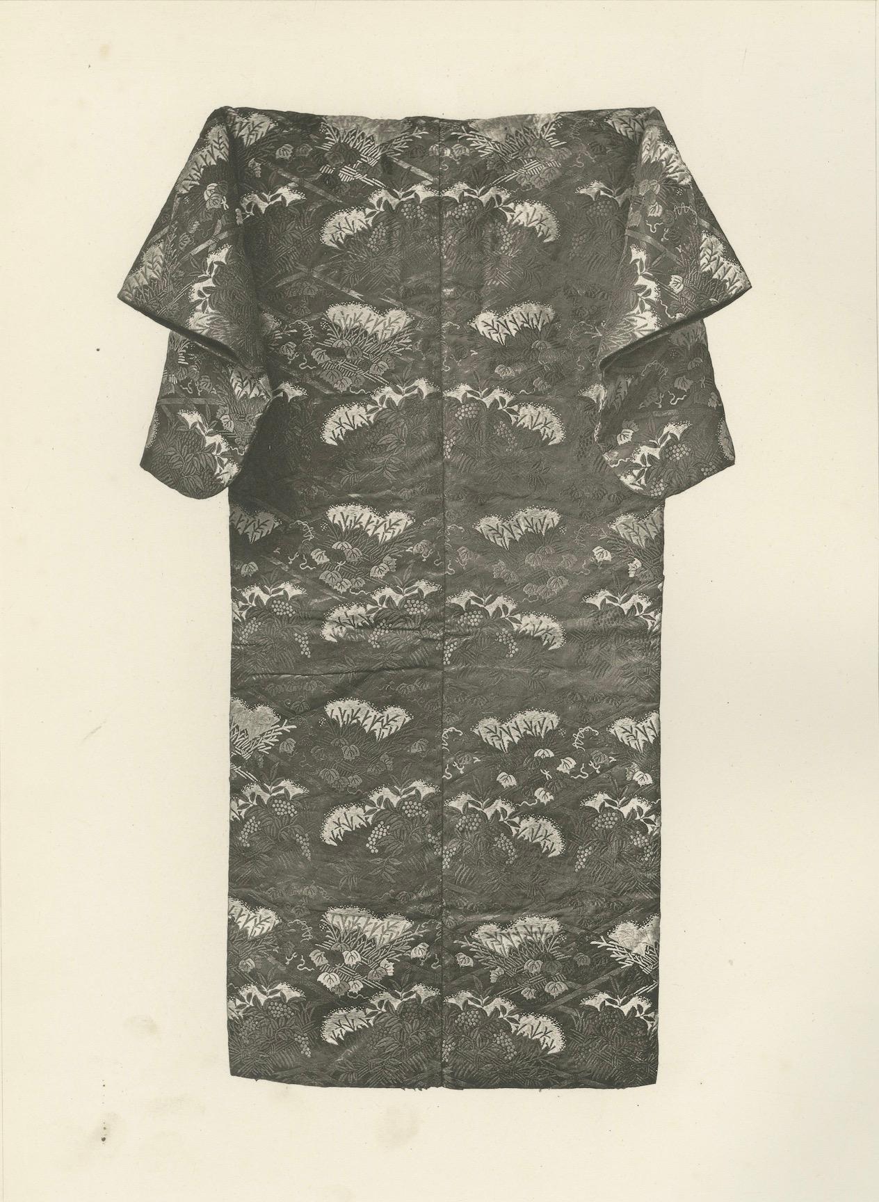 Kimonos japonais à motifs de Nature : Héliogravures anciennes, 19e siècle en vente 1