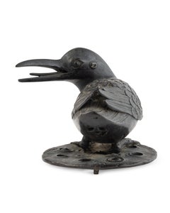 Japanese Kingfisher bronze sculpture