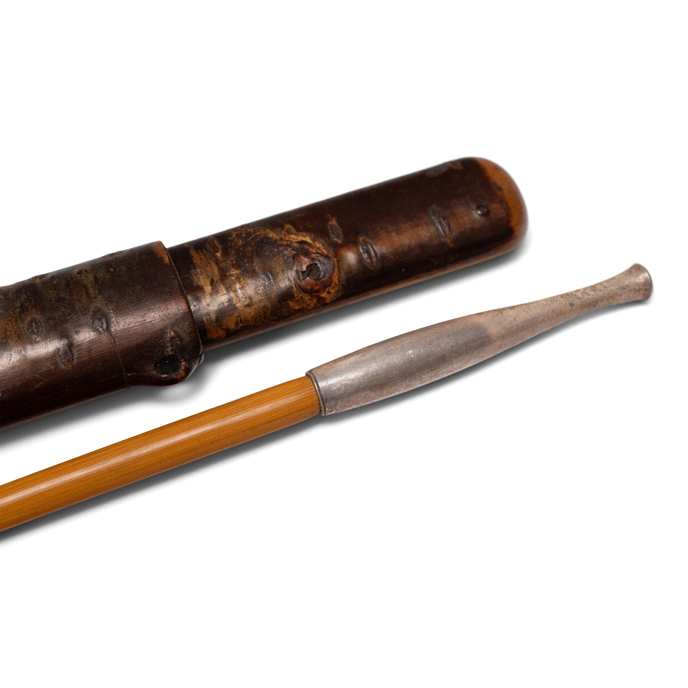 Meiji Japanese Kiseru Tobacco Pipe & Case, c. 1900 For Sale