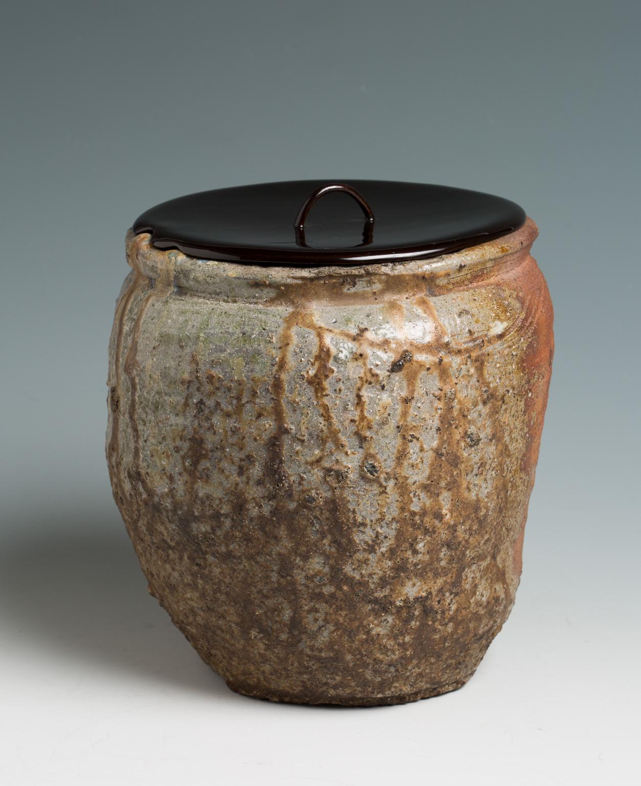 Japanese Ko-Bizen Water Jar ‘Mizusashi’ Named “Matsugane”, 16th Century 6