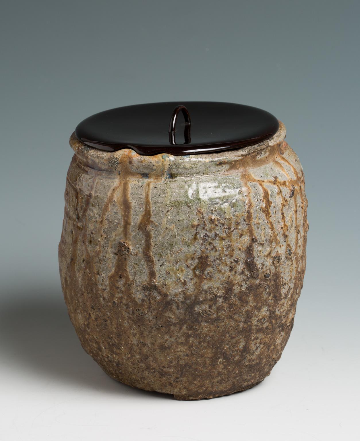 Japanese Ko-Bizen Water Jar ‘Mizusashi’ Named “Matsugane”, 16th Century 7