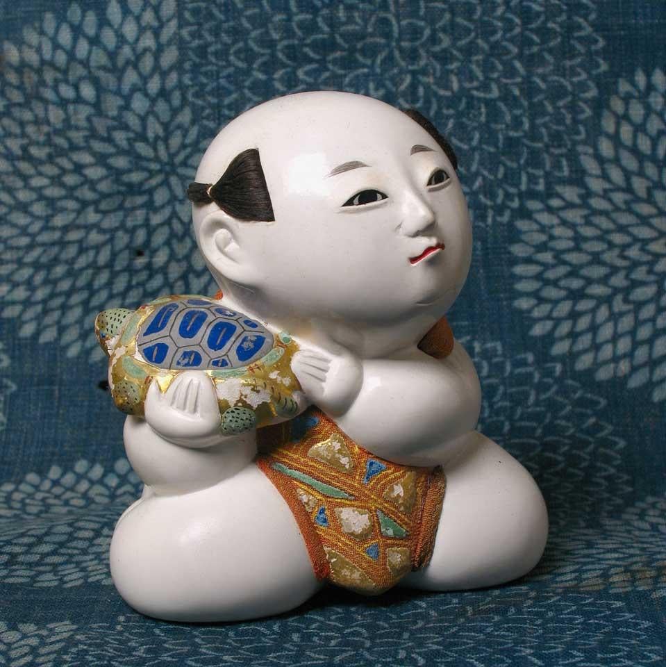 Japanese Kofuku No Inori Gosho Ningyo, Edo Period In Good Condition For Sale In New York, NY