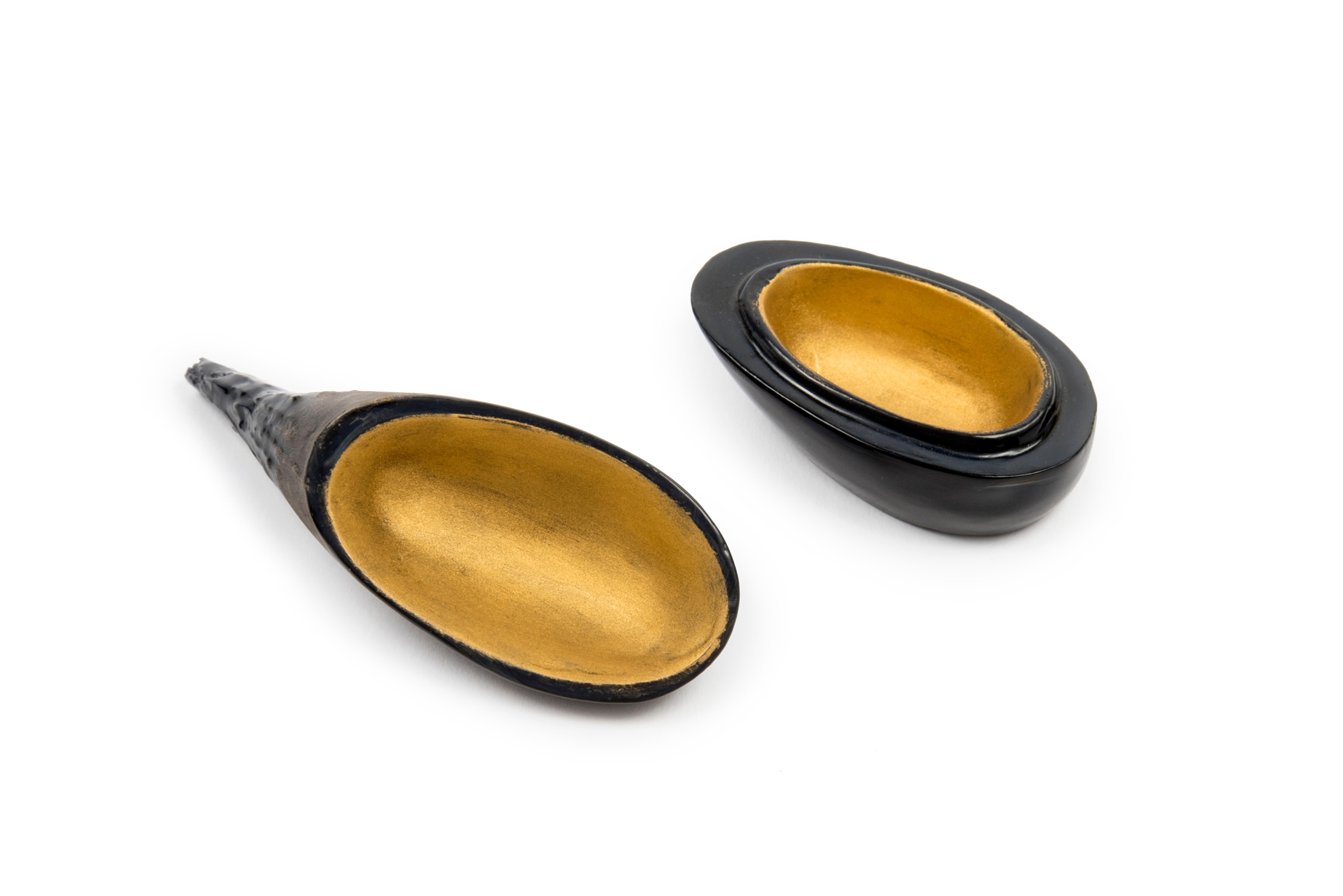 Japanisches Kogo- oder Insektenkasten in Form einer realistischen Aubergine (20. Jahrhundert) im Angebot