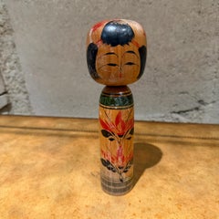 Japanese Kokeshi Doll Traditional Wooden Folk Art From Tohoku Region