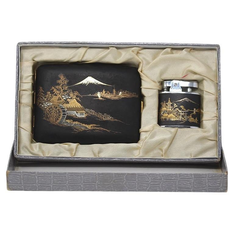 elfbar nachfüll pod läuft aus Japanese Komai Style Cigarette Case and Lighter Set Meiji Period at 1stDibs