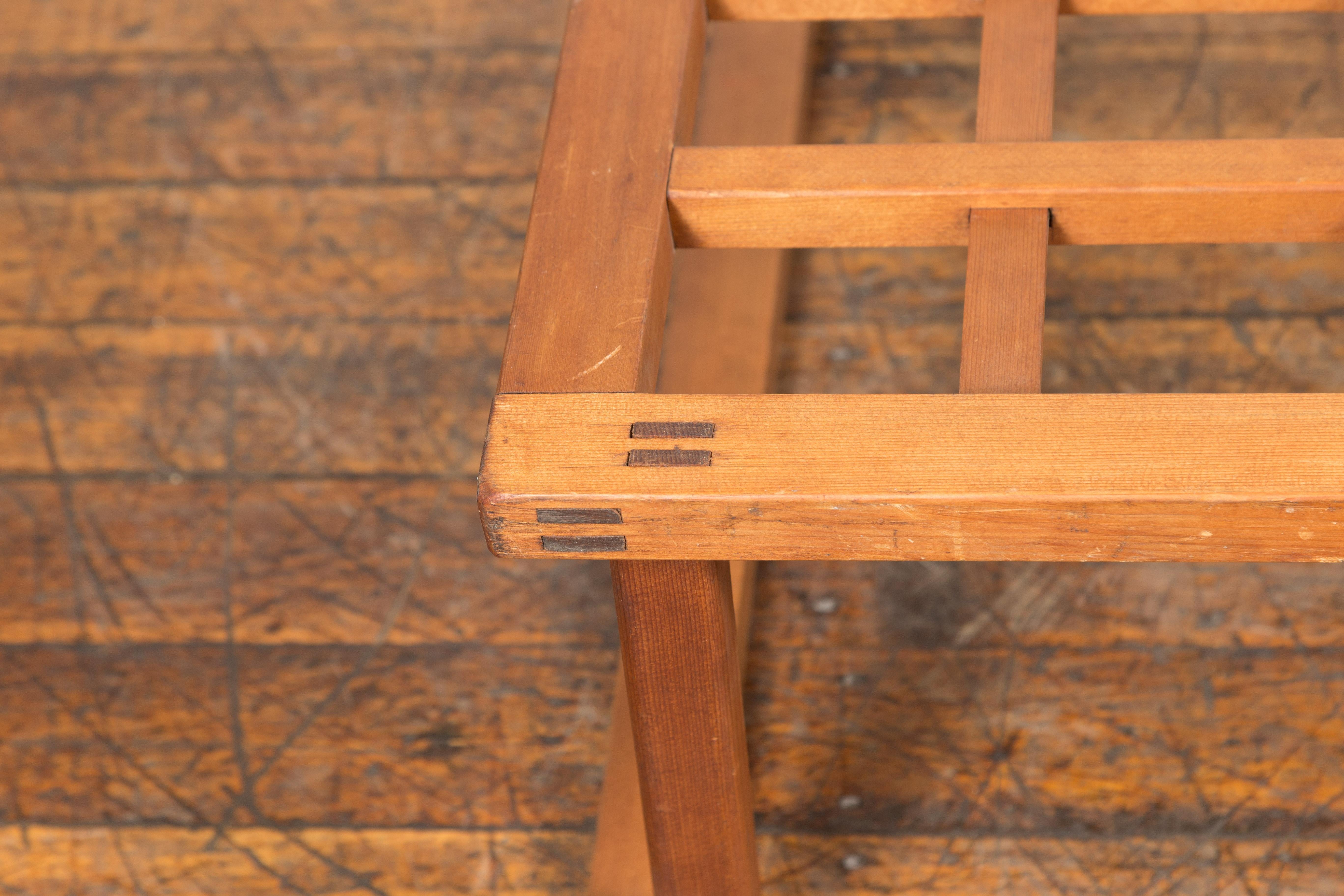 Cypress Minimalist Wooden Vintage Coffee Table